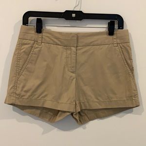 J. Crew Factory Khaki Chino 3.5” Shorts. Size 0